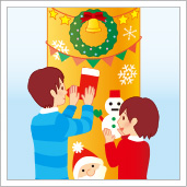 フルルアートガーデン　みんなでクリスマスの飾りつけをしよう 